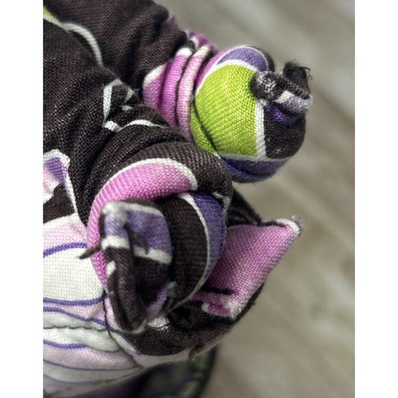 Vera Bradley PURPLE PUNCH GABBY Floral Quilted Bag Brown& Floral Some Fade - Picture 9 of 16